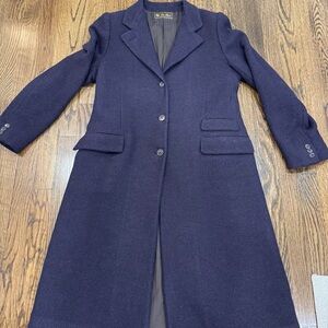 Loro Piana Deep Blue Trench Coat